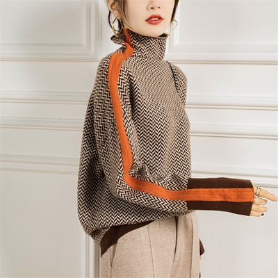 Penni | Mottled turtleneck sweater