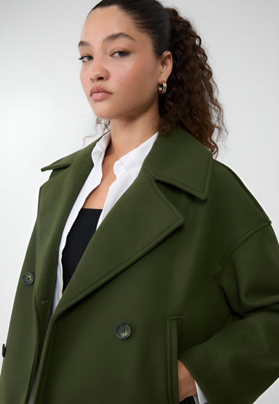 Celeste Short Double-Breasted Coat