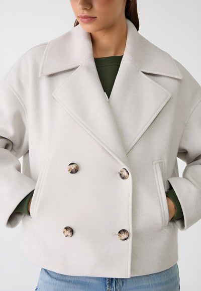 Celeste Short Double-Breasted Coat