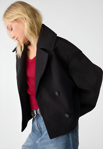 Celeste Short Double-Breasted Coat