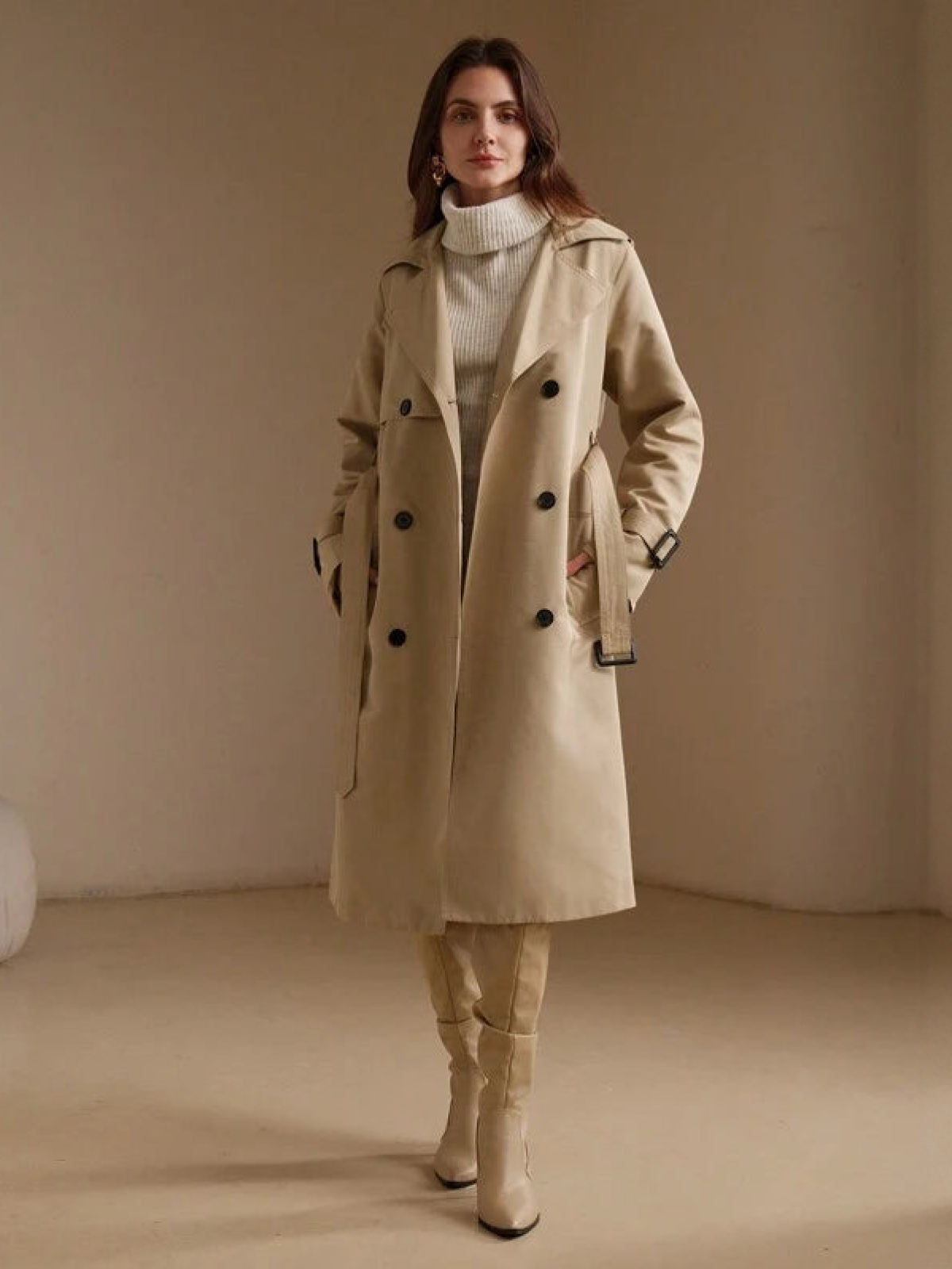 Lea™ | Long luxurious coat