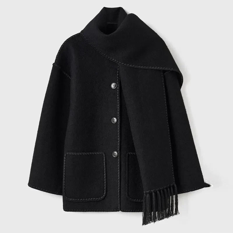 Chanel | Stylish Scarf Coat