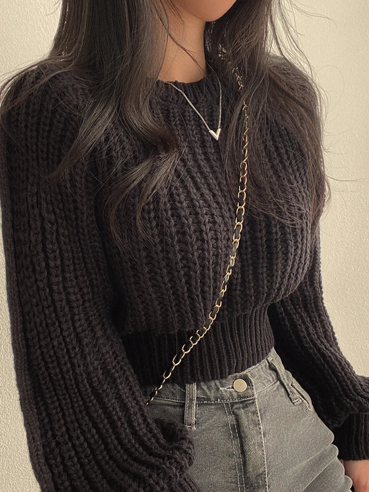 Allen - Knitted Sweater with Long Sleeves