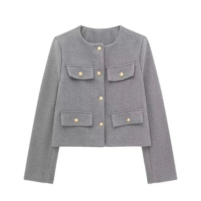 Sophia – Elegant Short Women's Blazer